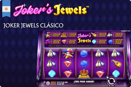 Jugar a Joker Jewels Gratis en Argentina es Infinamente Divertido y Rento